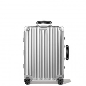 Rimowa Klassische Cabin S Aluminum Small Carry-On Koffer Silber Sale Deutschland IAWVC-2864