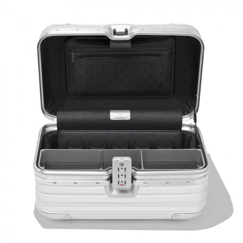 Rimowa Aluminum Travel Vanity Koffertasche Silber Sale Deutschland YVEFA-6394