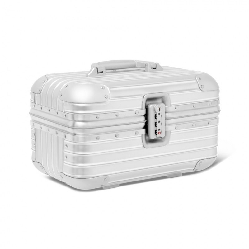 Rimowa Aluminum Travel Vanity Koffertasche Silber Sale Deutschland YVEFA-6394