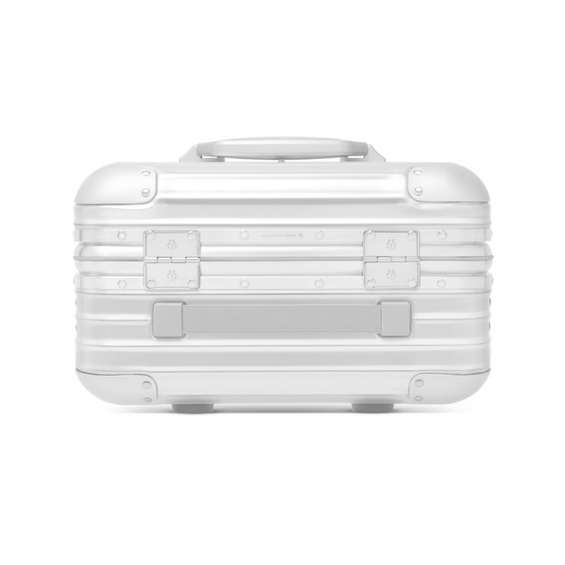 Rimowa Aluminum Travel Vanity Koffertasche Silber Sale Deutschland YVEFA-6394