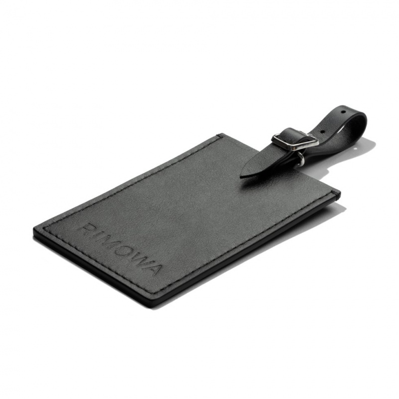 Rimowa Black Personalized Leder Luggage Tags Schwarz Sale Deutschland TIKOL-8925