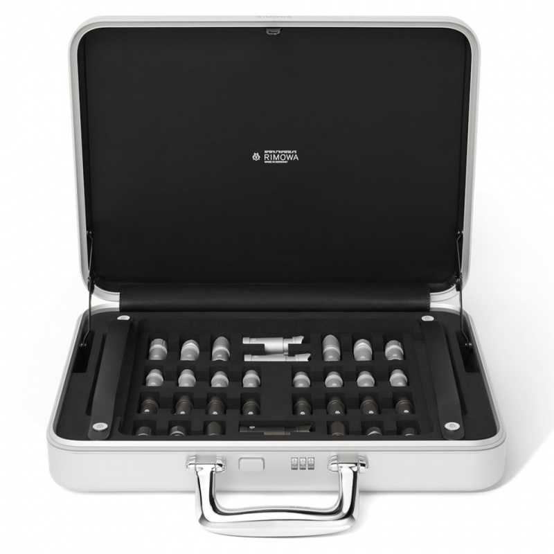 Rimowa Chess Attaché Koffertasche Silber Sale Deutschland XJRPF-4091