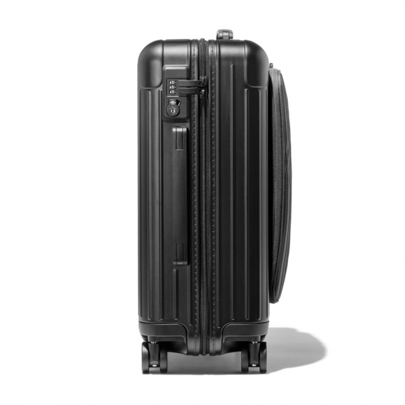 Rimowa Essential Sleeve Cabin S Carry-On Koffer Schwarz Sale Deutschland PFDMX-6421