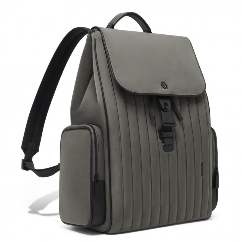 Rimowa Flap Large in Nylon and Leder Rucksack Grau Sale Deutschland KTWSD-0615