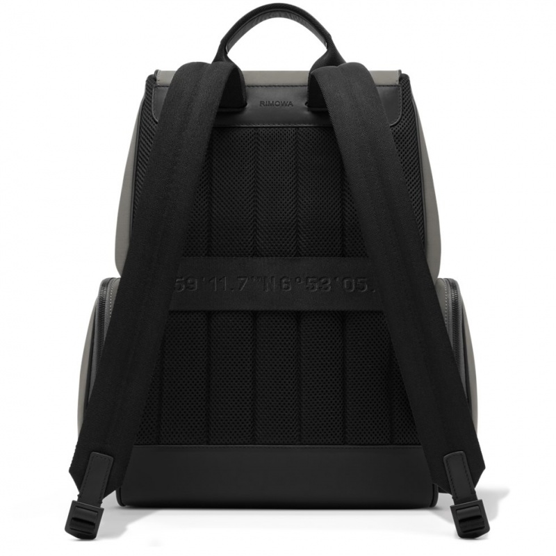 Rimowa Flap Large in Nylon and Leder Rucksack Grau Sale Deutschland KTWSD-0615