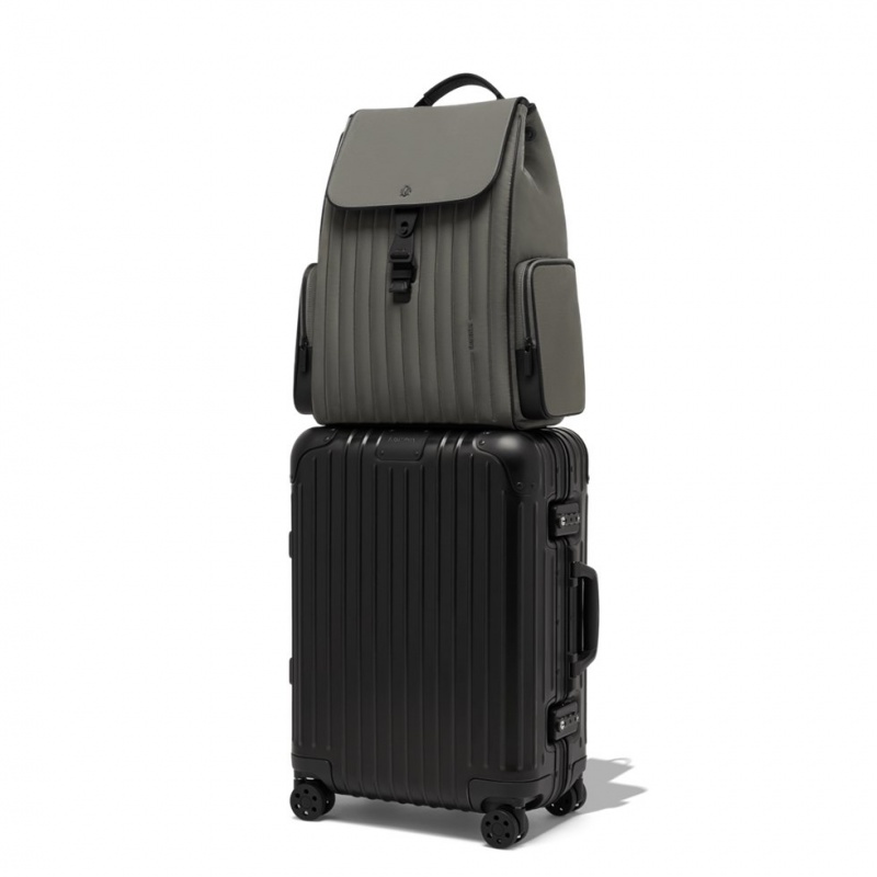 Rimowa Flap Large in Nylon and Leder Rucksack Grau Sale Deutschland KTWSD-0615