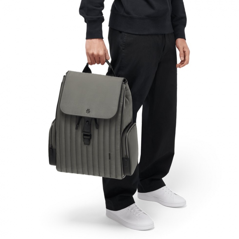 Rimowa Flap Large in Nylon and Leder Rucksack Grau Sale Deutschland KTWSD-0615