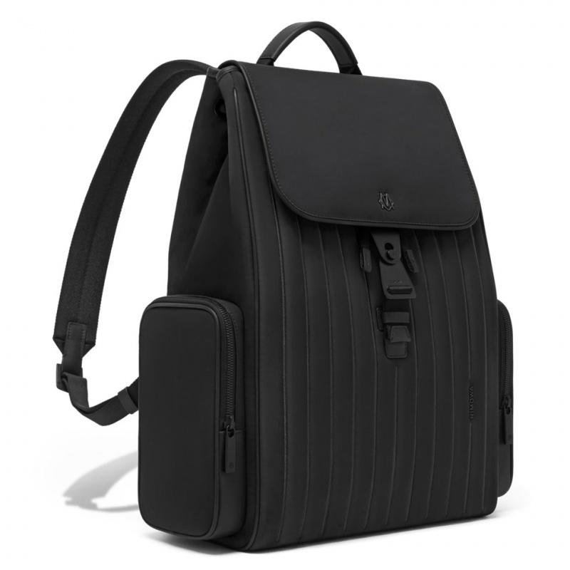 Rimowa Flap Large in Nylon and Leder Rucksack Schwarz Sale Deutschland YAWCV-5908