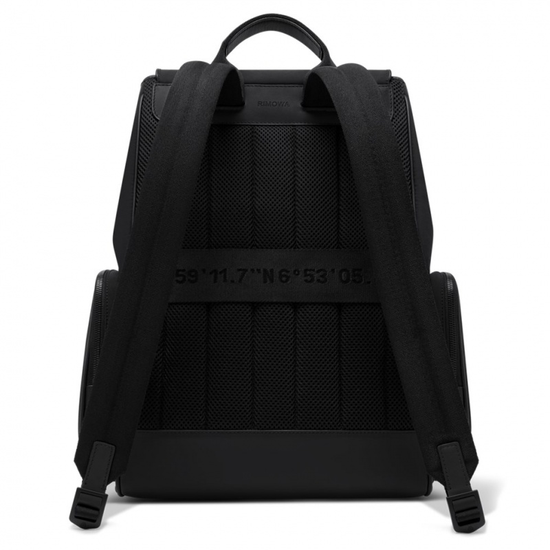 Rimowa Flap Large in Nylon and Leder Rucksack Schwarz Sale Deutschland YAWCV-5908