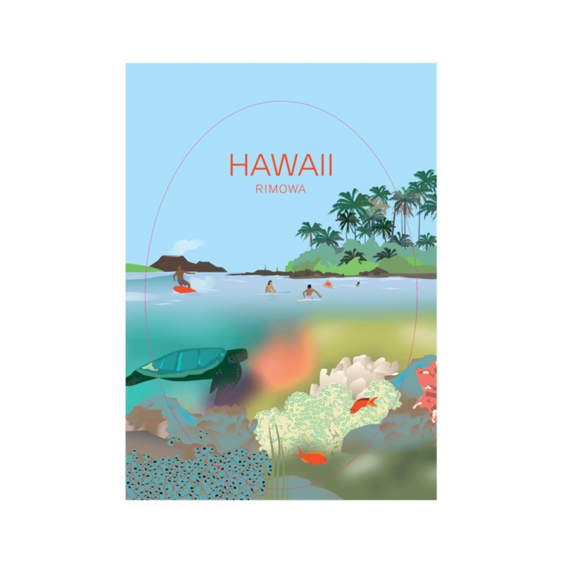 Rimowa Hawaii Luggage Stickers Mehrfarbig Sale Deutschland UPSBM-8143