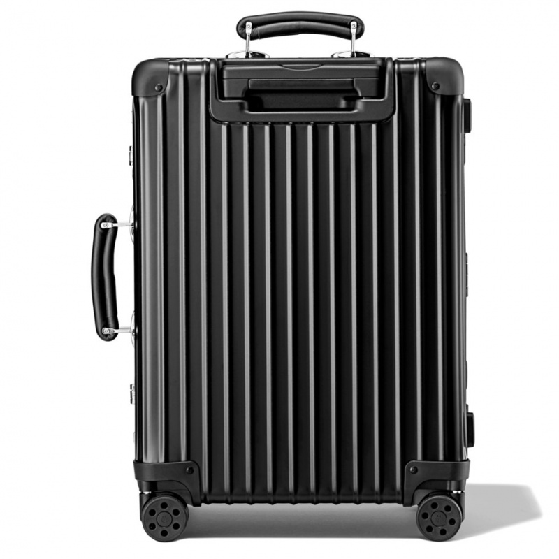 Rimowa Klassische Cabin Aluminum Carry-On Koffer Schwarz Sale Deutschland HNMKG-4703