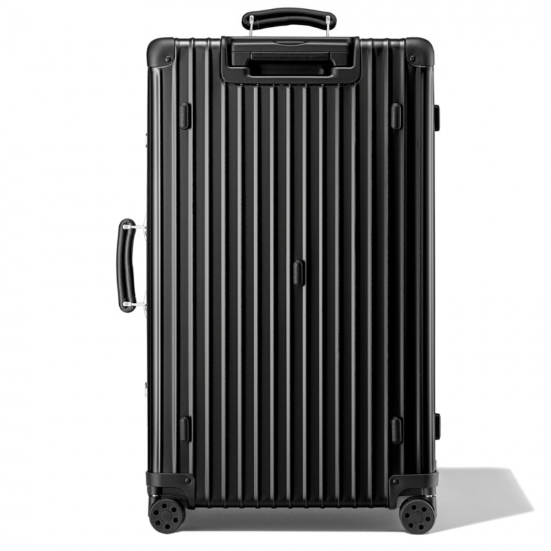 Rimowa Klassische Trunk Large Aluminum Koffer Schwarz Sale Deutschland ESHAN-0143