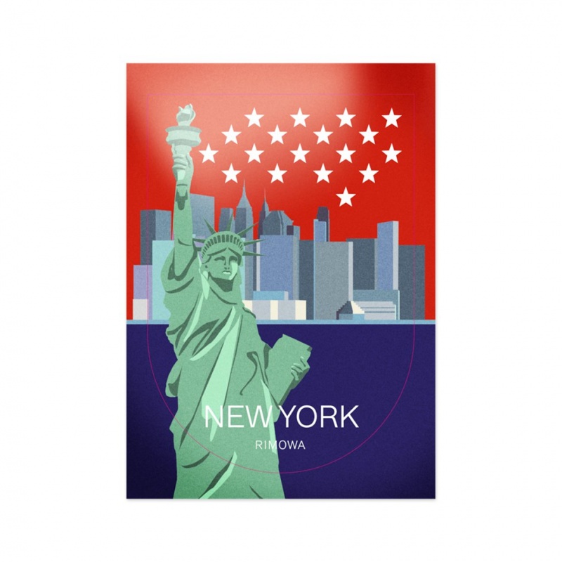 Rimowa New York Luggage Stickers Mehrfarbig Sale Deutschland AFVKN-5348