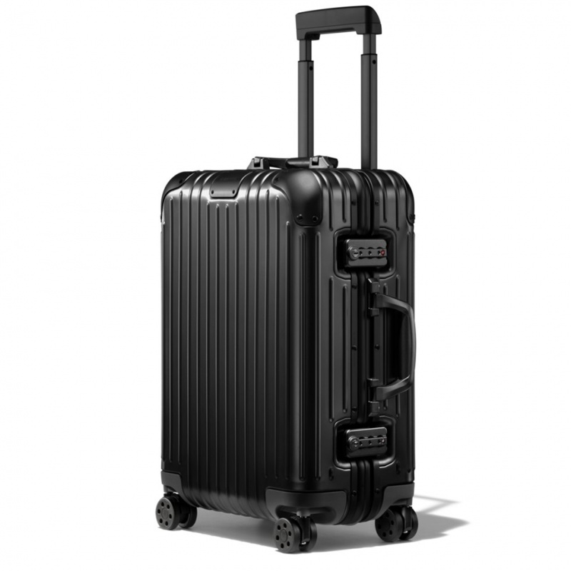 Rimowa Original Cabin Carry-On Aluminum Koffer Schwarz Sale Deutschland NRZQY-5163