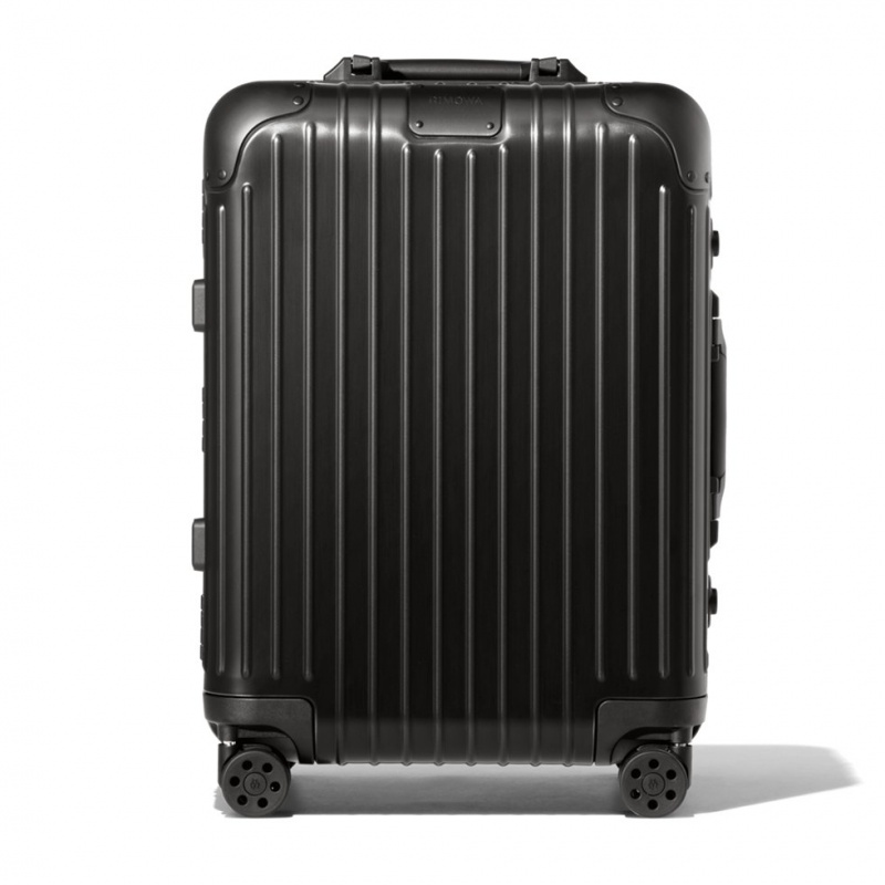 Rimowa Original Cabin Carry-On Aluminum Koffer Schwarz Sale Deutschland NRZQY-5163