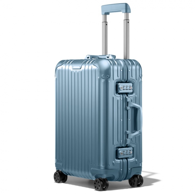 Rimowa Original Cabin Carry-On Aluminum Koffer Blau Sale Deutschland MORNI-8452