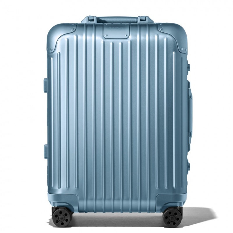 Rimowa Original Cabin Carry-On Aluminum Koffer Blau Sale Deutschland MORNI-8452