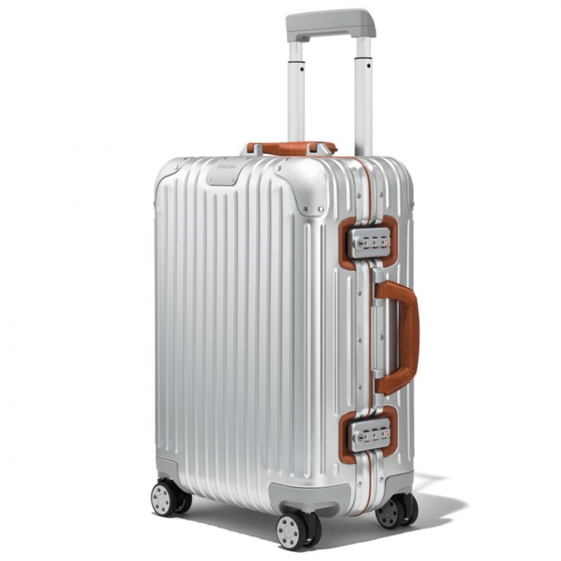 Rimowa Original Cabin Twist in Silver & Brown Koffer Braun Sale Deutschland JQVRW-0628