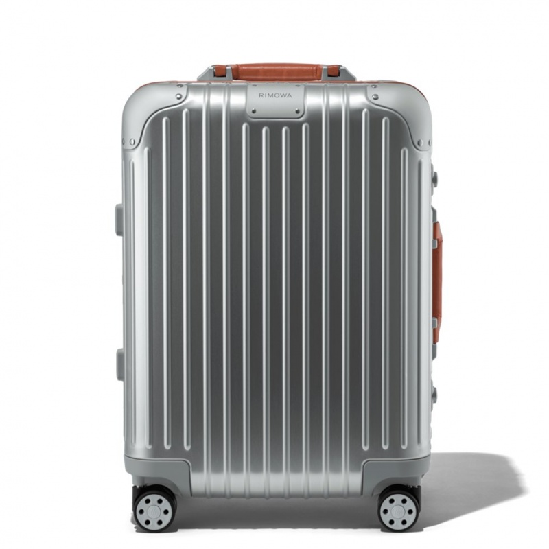 Rimowa Original Cabin Twist in Silver & Brown Koffer Braun Sale Deutschland JQVRW-0628