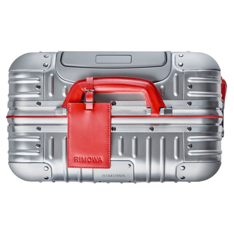 Rimowa Original Cabin Twist in Silver & Red Koffer Rot Sale Deutschland ZUBFN-6034