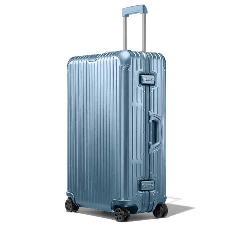 Rimowa Original Check-In L Aluminum Koffer Blau Sale Deutschland GWZAY-5380