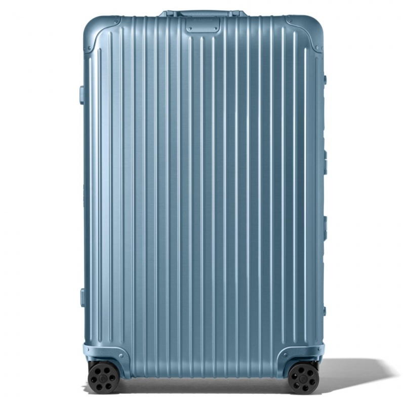 Rimowa Original Check-In L Aluminum Koffer Blau Sale Deutschland GWZAY-5380