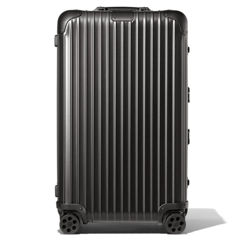 Rimowa Original Trunk Large Aluminum Koffer Schwarz Sale Deutschland OREPT-4126