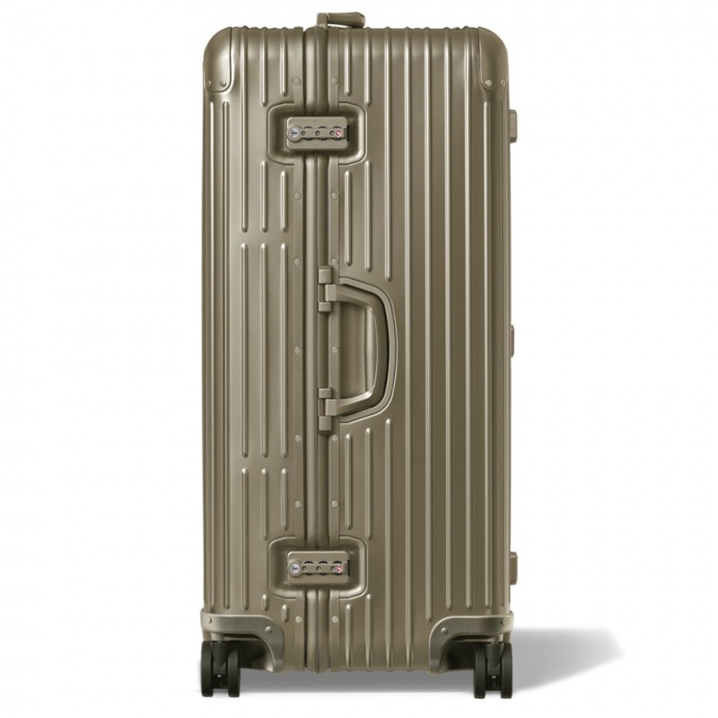 Rimowa Original Trunk Plus Large Aluminum Koffer Silber Sale Deutschland EXINJ-5217