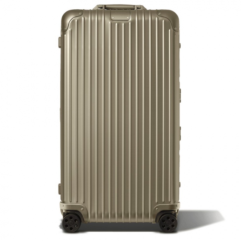 Rimowa Original Trunk Plus Large Aluminum Koffer Silber Sale Deutschland EXINJ-5217