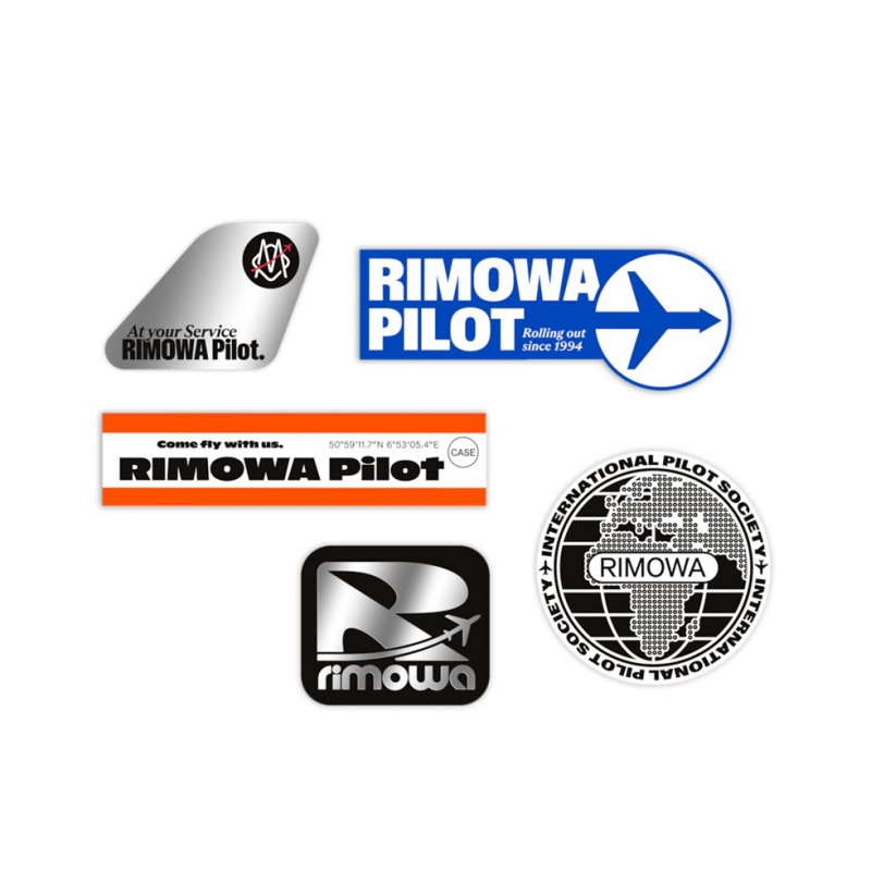 Rimowa Pilot Stickers Set Luggage Stickers Mehrfarbig Sale Deutschland HITVJ-2190