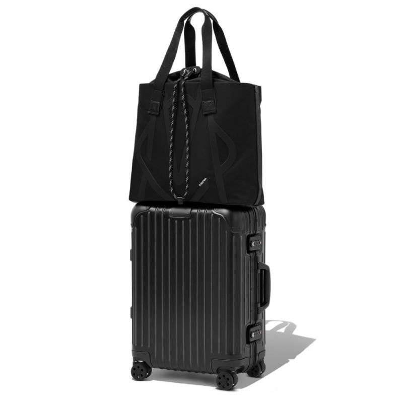 Rimowa Signature Sliding in ECONYL® Nylon Tragetaschen Schwarz Sale Deutschland GXCHJ-7953