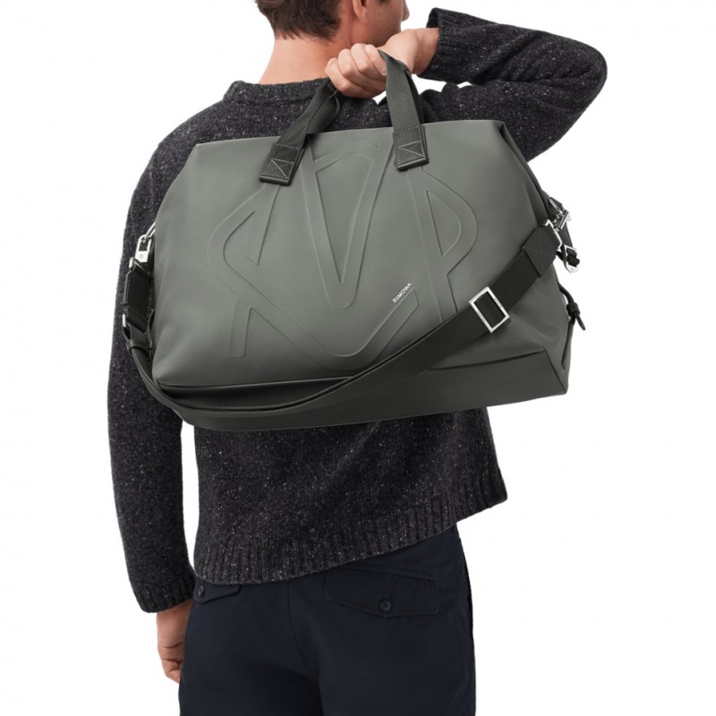 Rimowa Signature in ECONYL® Nylon Duffle Tasche Grau Sale Deutschland YXSAR-7543