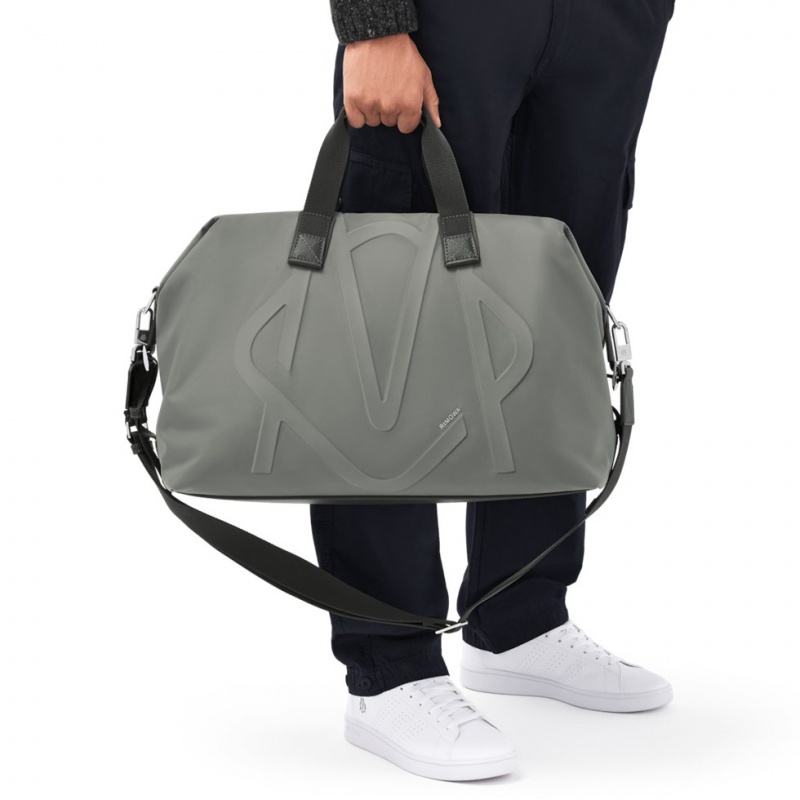 Rimowa Signature in ECONYL® Nylon Duffle Tasche Grau Sale Deutschland YXSAR-7543