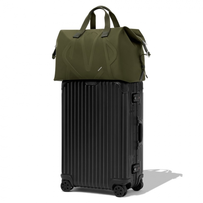 Rimowa Signature in ECONYL® Nylon Duffle Tasche Khaki Grün Sale Deutschland RHAUY-2587