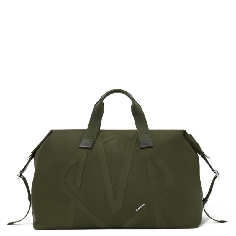 Rimowa Signature in ECONYL® Nylon Duffle Tasche Khaki Grün Sale Deutschland RHAUY-2587