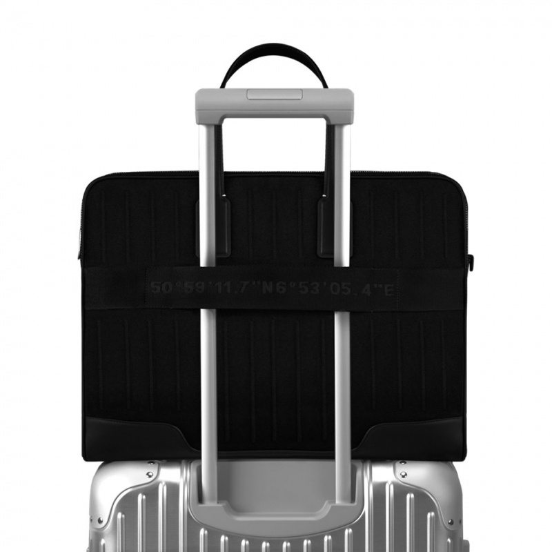 Rimowa Weekender Bag in Canvas & Leder Duffle Tasche Schwarz Sale Deutschland REHWV-0492