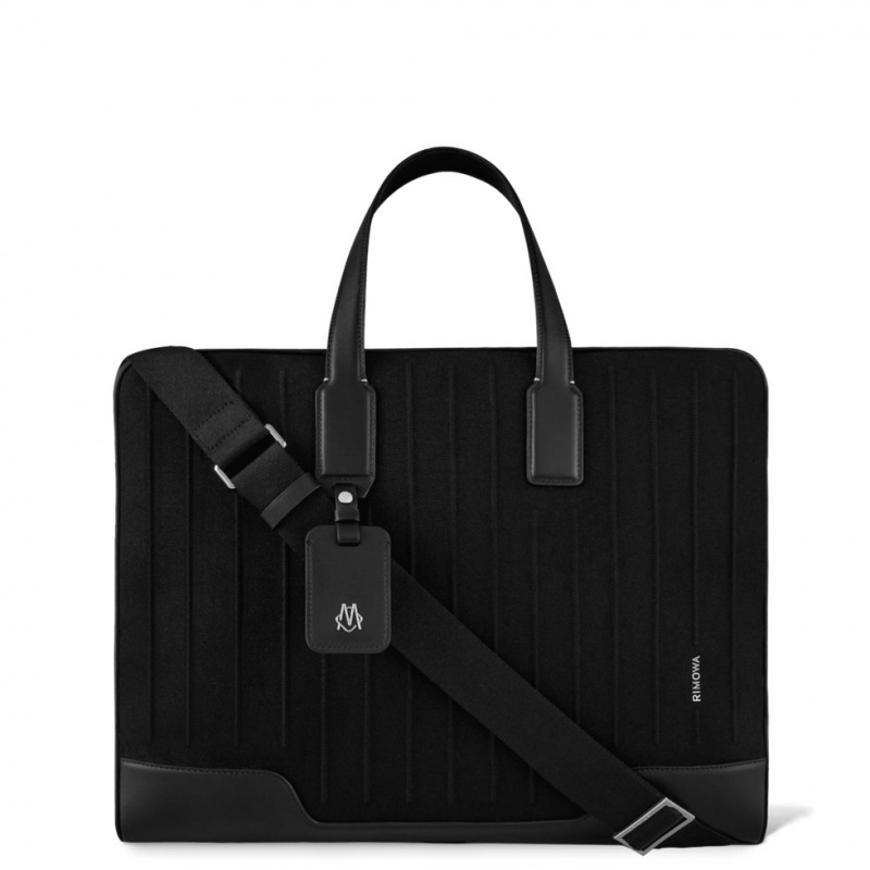 Rimowa Weekender Bag in Canvas & Leder Duffle Tasche Schwarz Sale Deutschland REHWV-0492